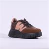Wonders Roma Platform Mesh Trainer - Cognac Croc
